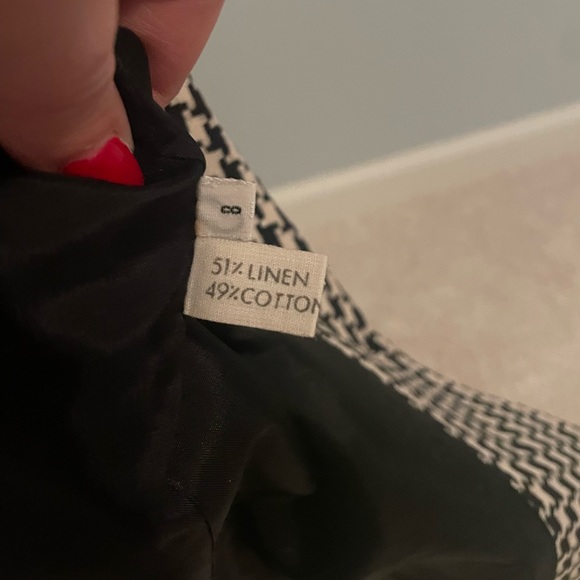 Vintage Houndstooth Black & White Giorgio Sant Angelo Blazer Size 8 - Picture 6 of 8